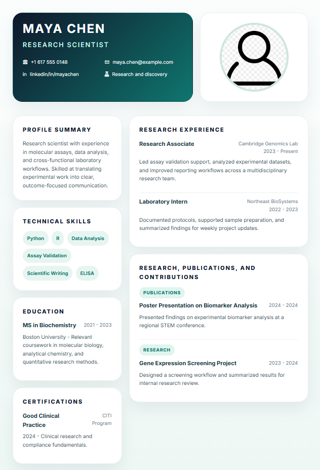 Research Signature preview